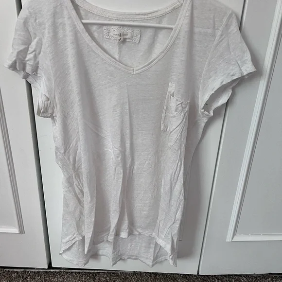 Anthropologie Pure Good Linen T-shirt - Picture 2 of 7